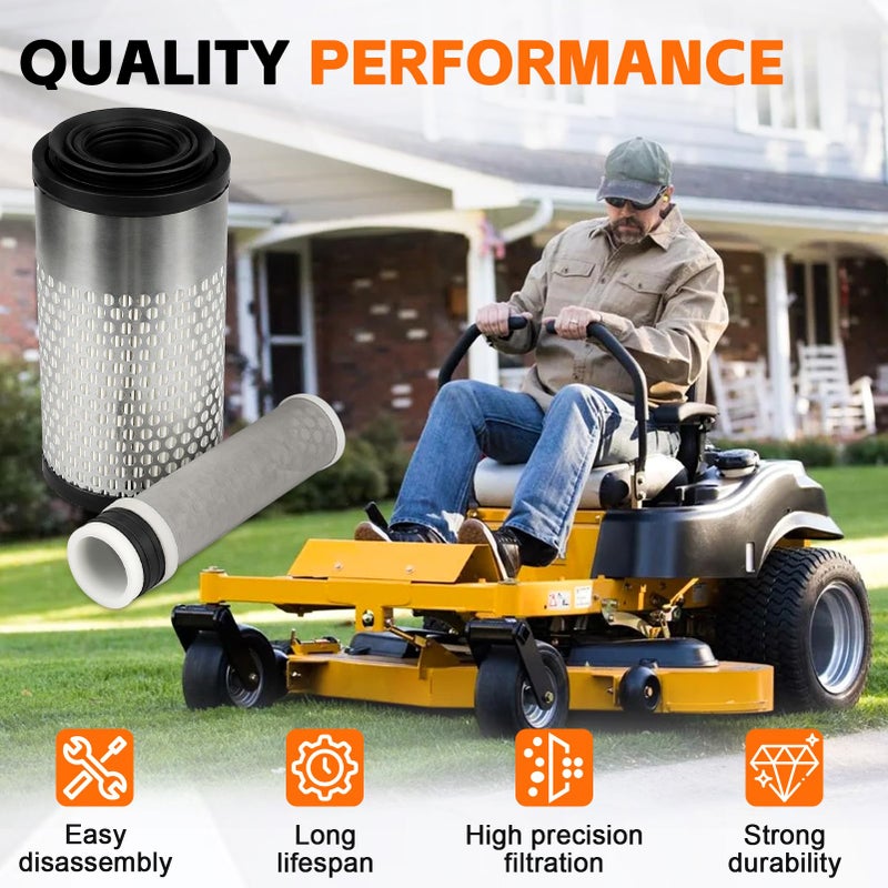 LOCOPOW 6C060-99410 6C060-99414 Air Filter with 32721-58242 Inner Filter for Kubota tractor B21 B2410 B2301 B2630 B2710 B3200 B3300 B7300 B7400 B7410 B7500 B7510 B2601 B2920 B2910 F2260 F3080 ZG227 - Image 5